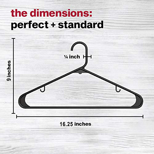 Manufacturer Hangers Black Plastic Clothes Hangers Clothing Hangers Standard PP Living Room Single Clothing Organizer Daily Life