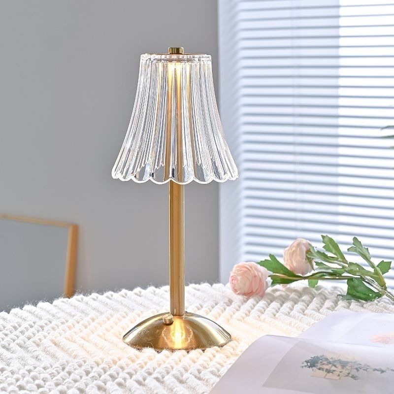 Art style lamp metal luminous mushroom cloud LED lamp stepless dimming art lamp