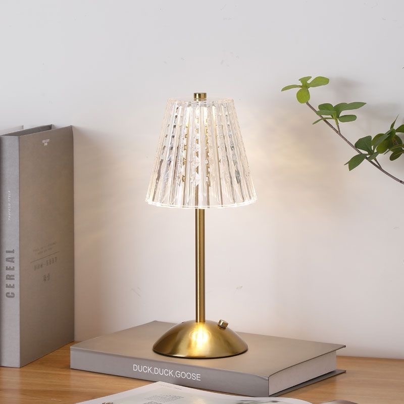 Art style lamp metal luminous mushroom cloud LED lamp stepless dimming art lamp