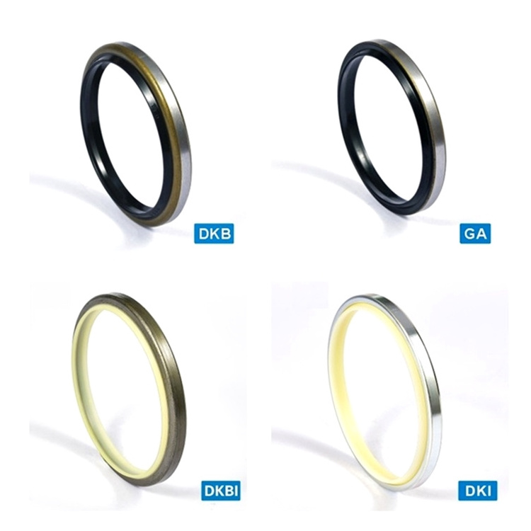 Hydraulic & Pneumatic Dust Wiper Seal DKB DKBI DLI GA DH DHS LBH J A1 PU Rubber NBR FKM Metal Hydraulic Cylinder Wiper Seal