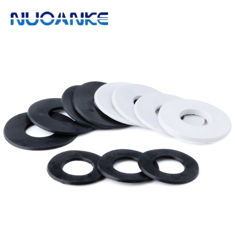 High Quality NBR FKM EPDM Silicone Round Flat Rubber Gasket Flat Ring Gasket Seals Flat Rubber Washer Spacer O Ring