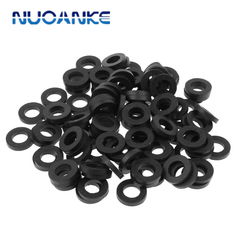 Heat Resistant Washer Round Rubber EPDM Gasket Silicone Square O-ring NBR Rectangular O Ring Rubber Flat Washer For Water Faucet