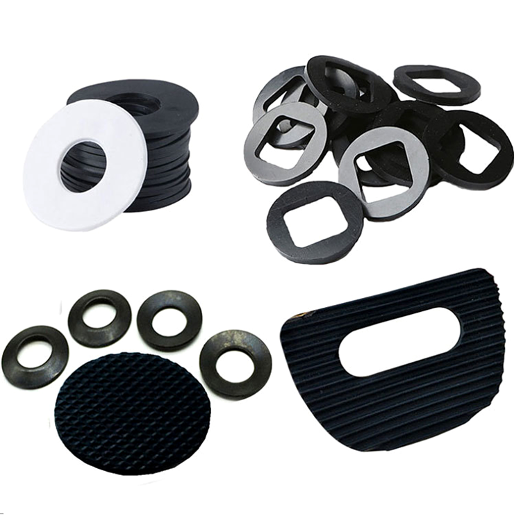 High Quality NBR FKM EPDM Silicone Round Flat Rubber Gasket Flat Ring Gasket Seals Flat Rubber Washer Spacer O Ring