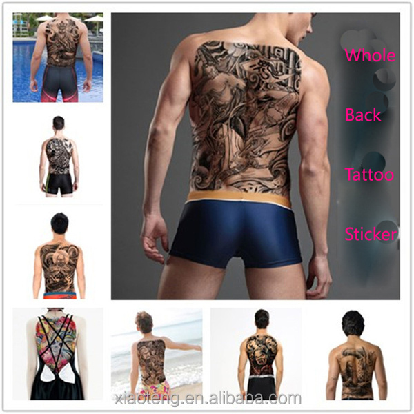 Music Star Wolf Tattoo Designs Large Temporary Tattoo Stickers Cool Body Art Waterproof Fake Tattoos