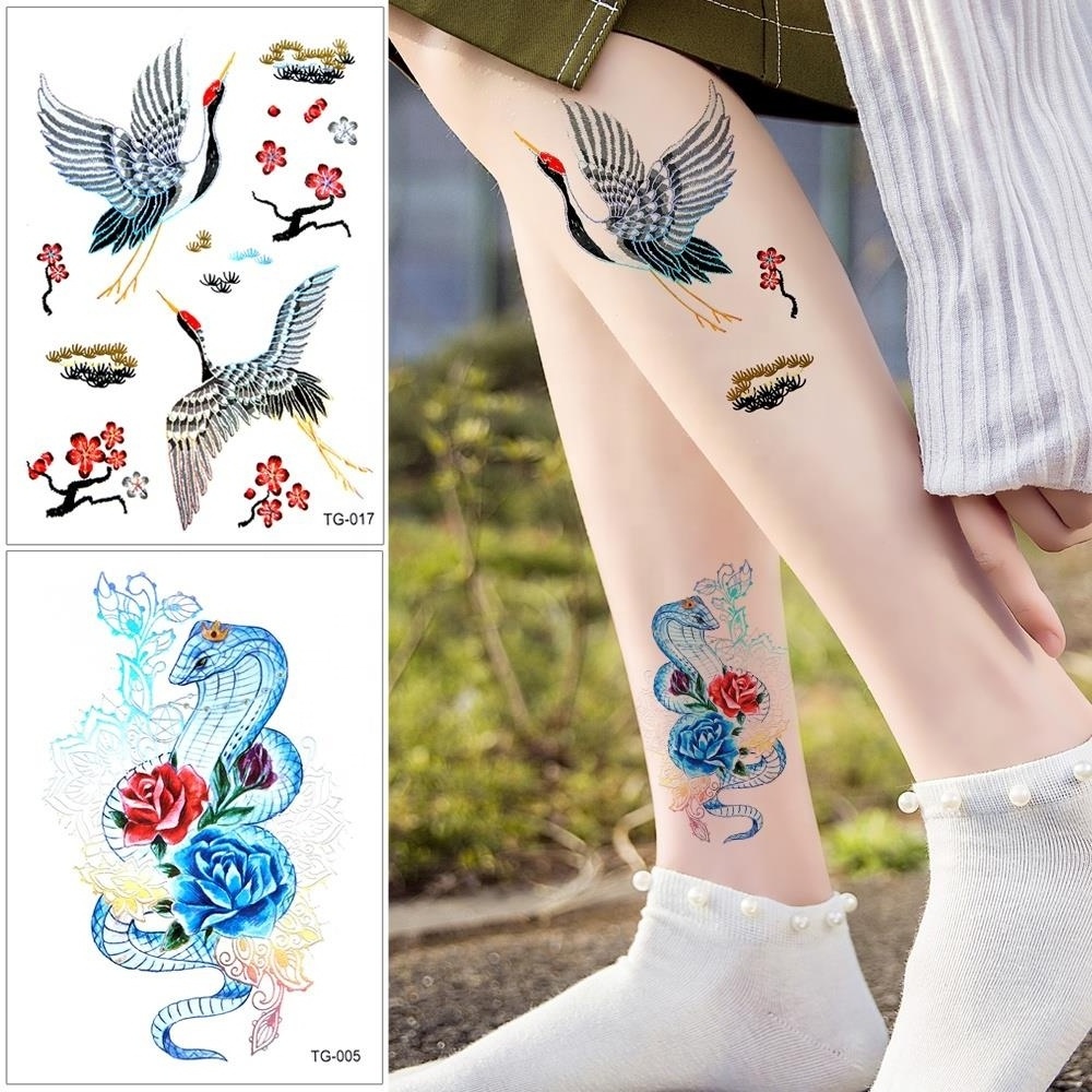 TG-005 nail tatoo gilding bride tattoo sticker 3d tattoo art sticker