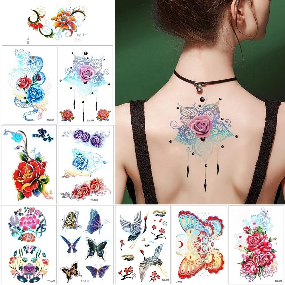 TG-005 nail tatoo gilding bride tattoo sticker 3d tattoo art sticker