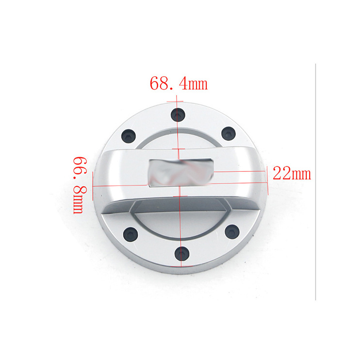 Silver Aluminum Alloy Weld On Filler adapter Weld On Filler Neck And Oil Tank Cover for Car