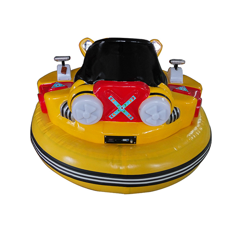 Interesting battery dodge laser shooting inflatable UFO rubber cushion mini bumper car