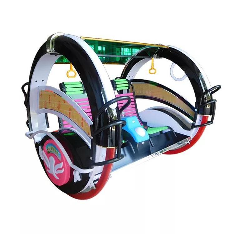 Quality assurance Children adults Amusement 360 rolling Swing led happy le bar rolling car for sale