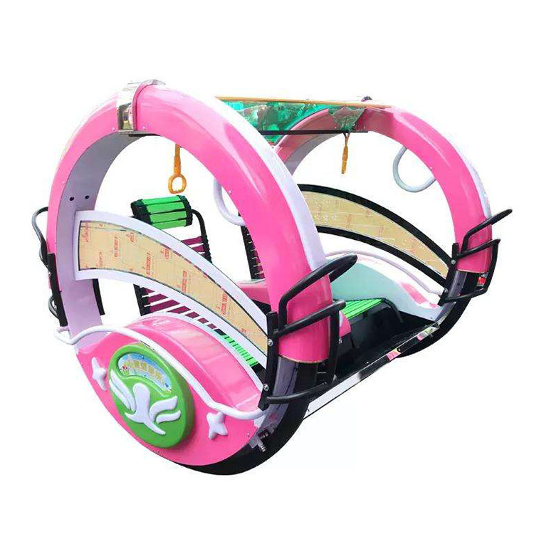 Quality assurance Children adults Amusement 360 rolling Swing led happy le bar rolling car for sale