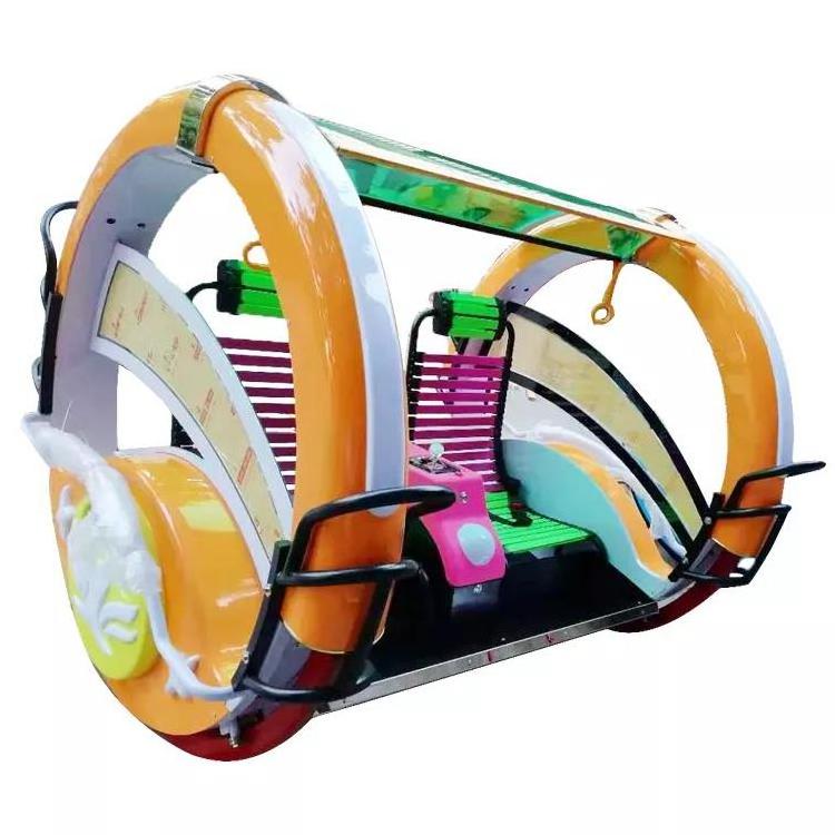 Quality assurance Children adults Amusement 360 rolling Swing led happy le bar rolling car for sale