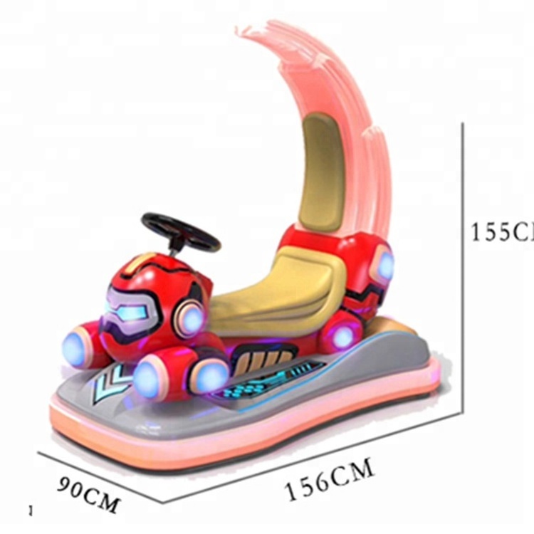 Earn Money Amusement park attraction adults game colorful body battery charger bumper car for children