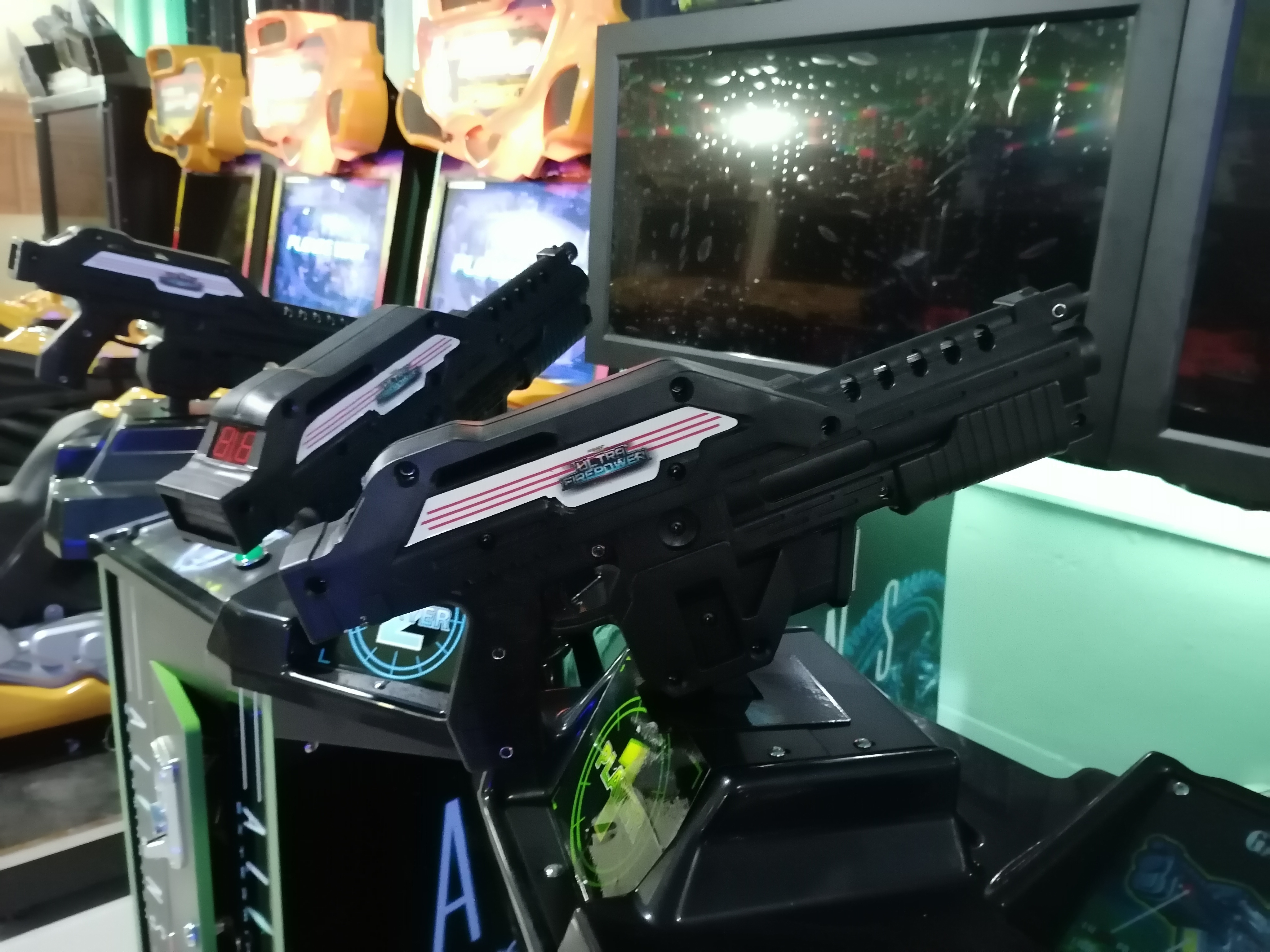 Indoor 2 Player Interactive Aracade Coin Operated Video Machine Gun Simulator Shooting Games