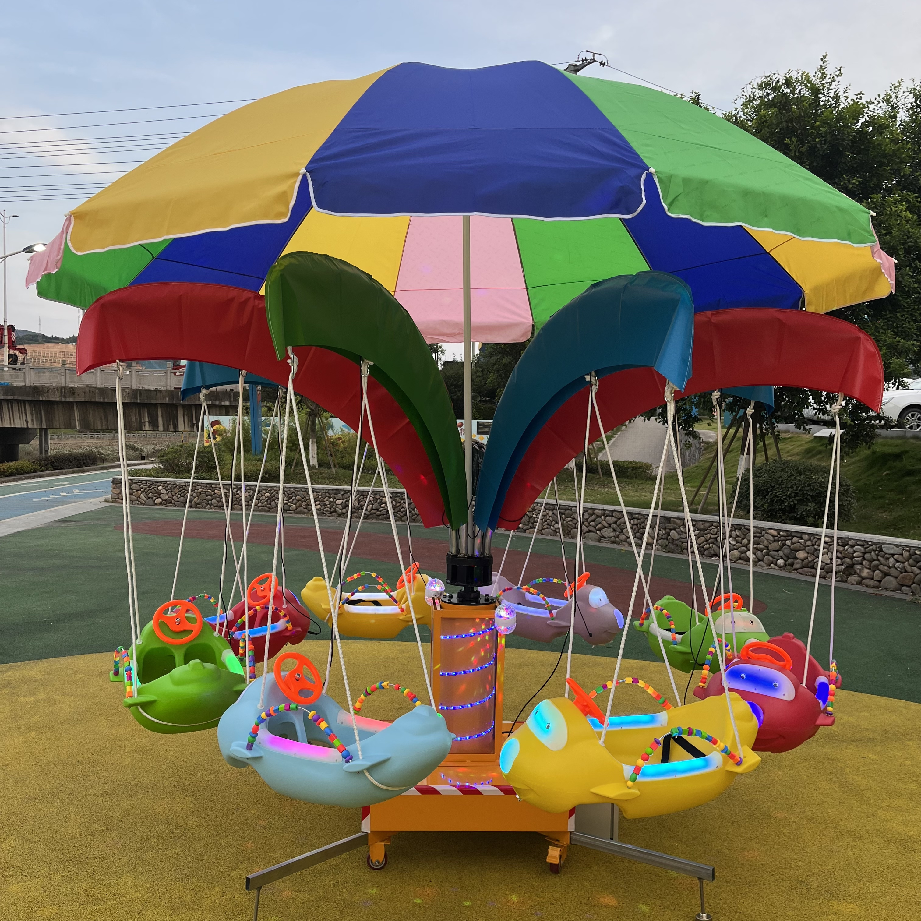 New Musical Lighting Amusement Park Children'S Merry Go Round Carousel For Sale