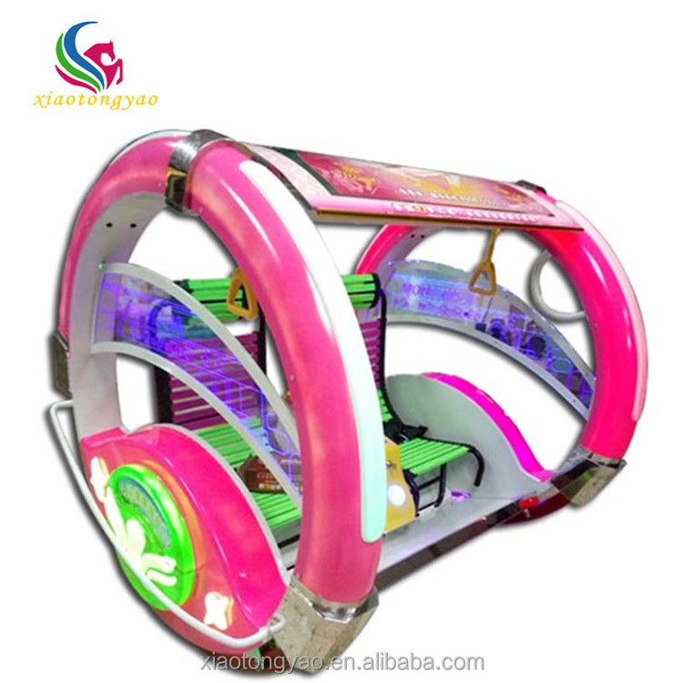 Hot selling children car 2 seats adult happy car swing PVC and hardware amusement park rides happy rolling car