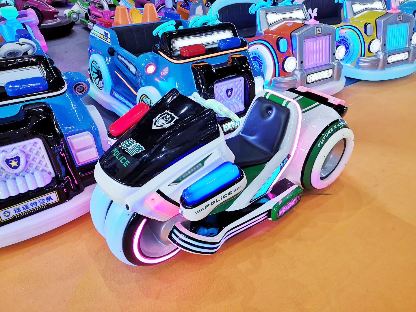 Shopping Mall Kiddie Amusement Motorcycle Bumper Car Commercial Kids Carnival Rides Bumper Car