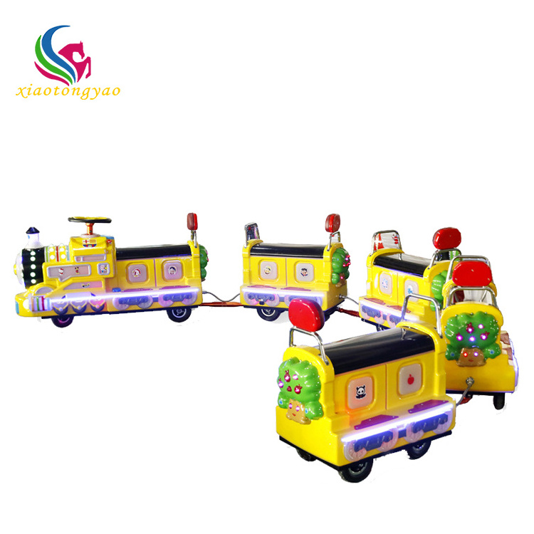 Kids trackless train/mini trackless train/ coin operated amusement theme park kiddie rides for sale arcade game park