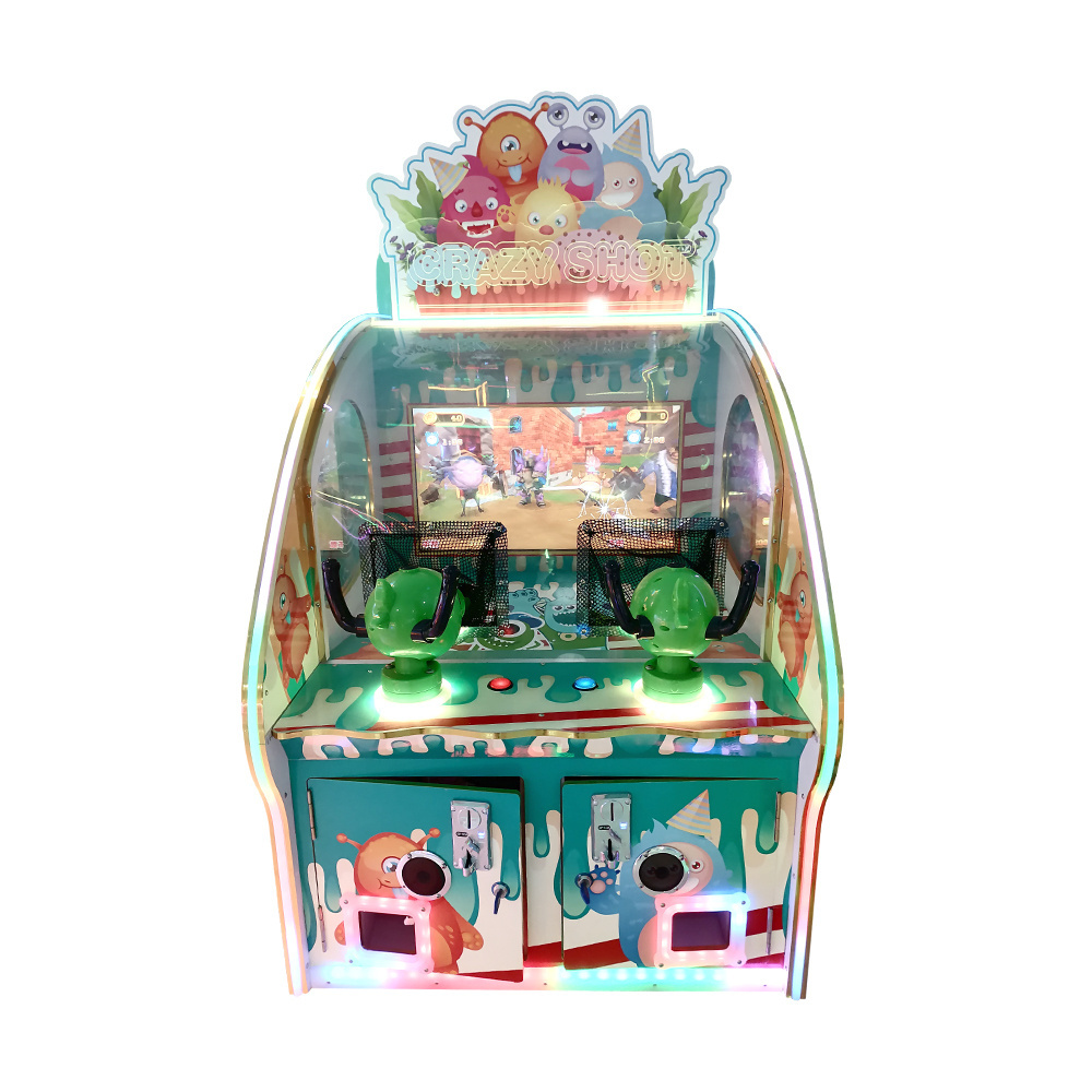 Indoor Entertainment 2 Player Shooting Zombies Arcade Game Coin Operated Video Gaming Machine For Kids