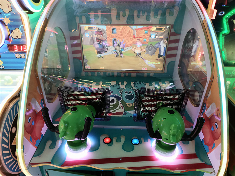 Indoor Entertainment 2 Player Shooting Zombies Arcade Game Coin Operated Video Gaming Machine For Kids