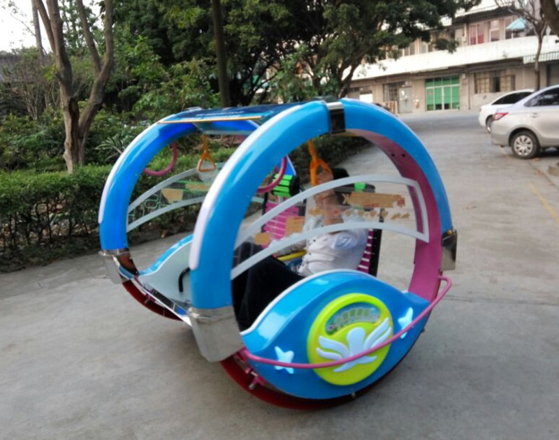 Amusement happy balance outdoor rotating rolling car 360 degree remote control rolling car