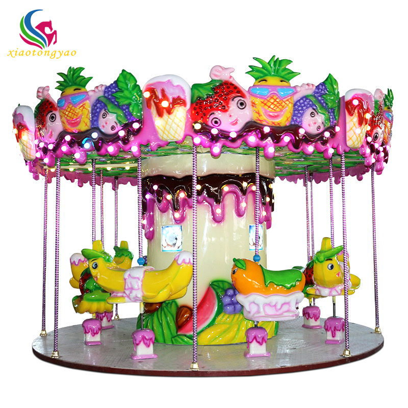 New Arrival Large Amusement Park Equipment Kids Merry Go Round 12 seats Kids Carousel Horse Rides For Sale