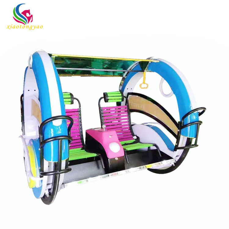 Amusement happy balance outdoor rotating rolling car 360 degree remote control rolling car