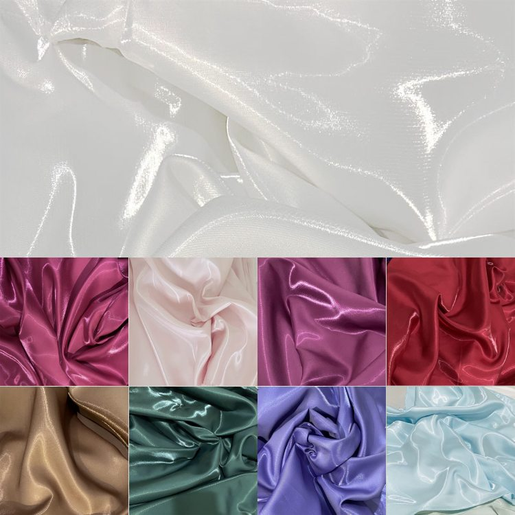 Fabric Supplier 100 Polyester Fabric Duchess Satin Fabric Silk For Wedding Dress