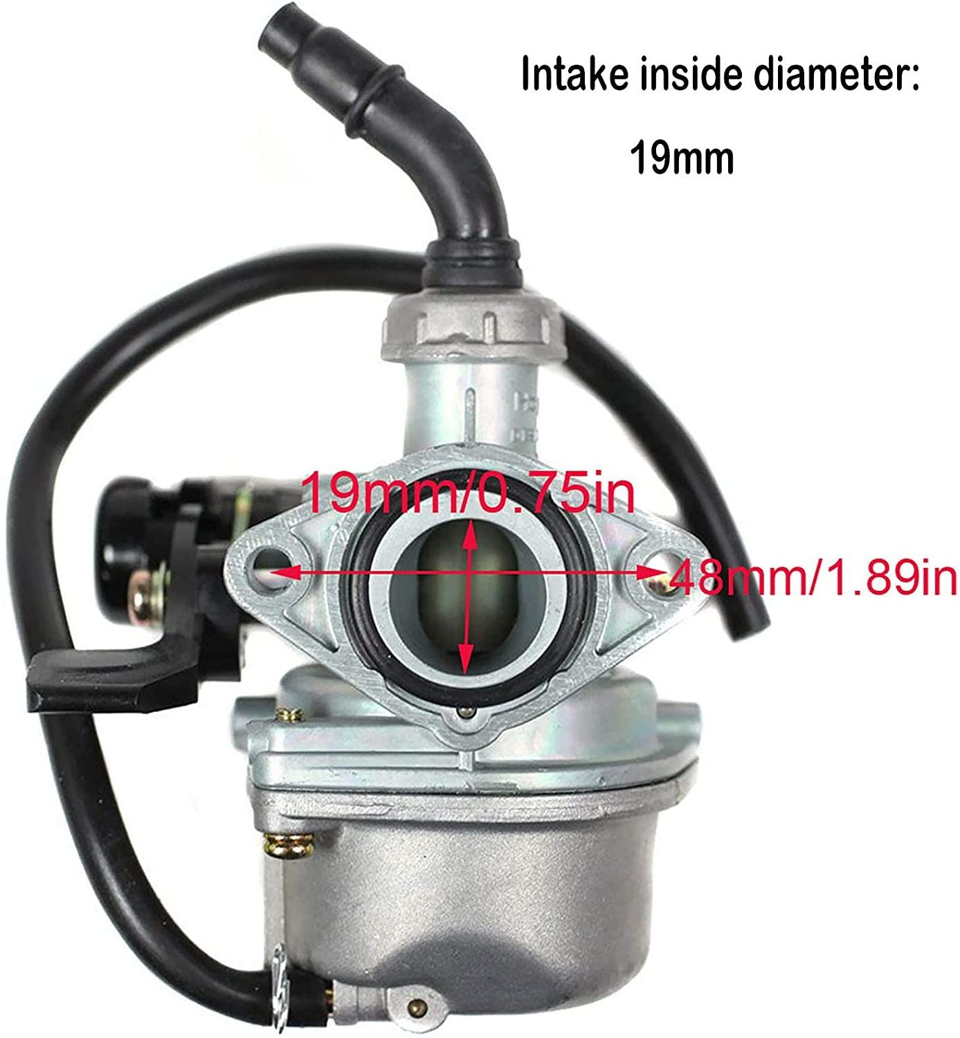 PZ19 Carburetor kit for Honda CRF 70cc 80cc 90cc 110cc 125cc ATV Dirt Pit Bike Taotao  with Fuel Filter & 35mm Air Filter