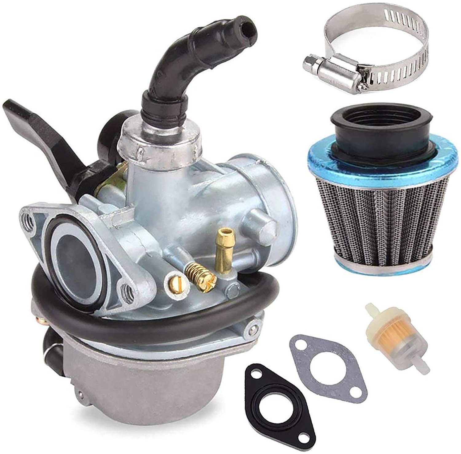 PZ19 Carburetor kit for Honda CRF 70cc 80cc 90cc 110cc 125cc ATV Dirt Pit Bike Taotao  with Fuel Filter & 35mm Air Filter