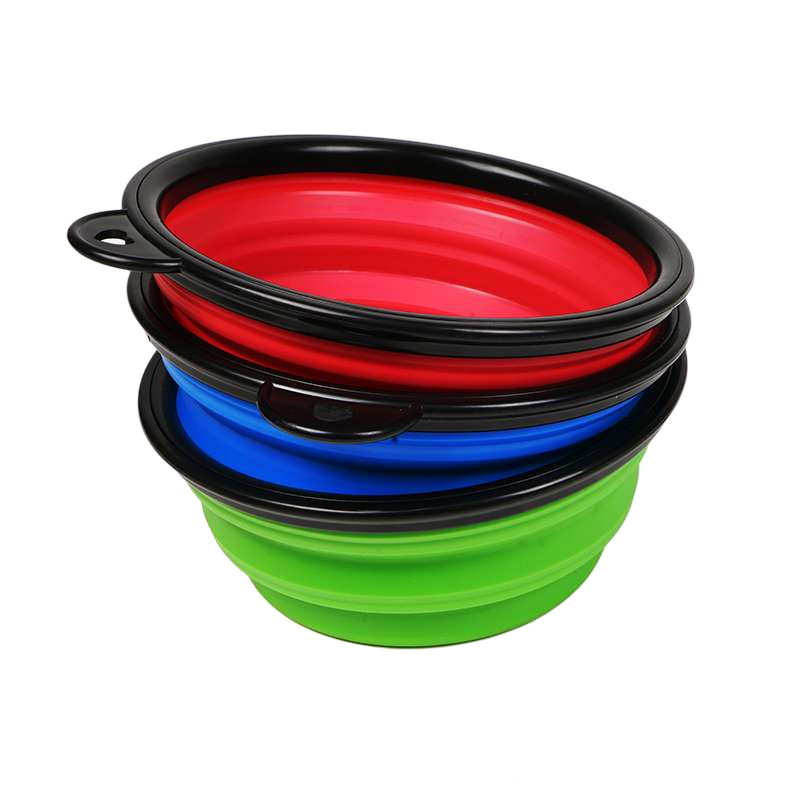 China Factory Supply Foldable Food Grade Travel Portable Pet Bowl Silicon Bowl Pets