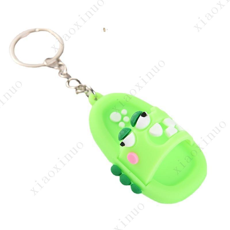 2024 new products new product ideas Bag pendant rubber keychain mini shoe keychain bag pendant souvenir gift shoes 3D keychain slippers