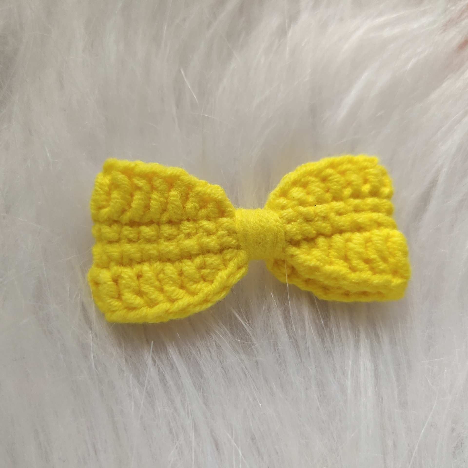 new product Handmade yarn crochet semi-finished products three-dimensional bow accessories items under 1 dollar