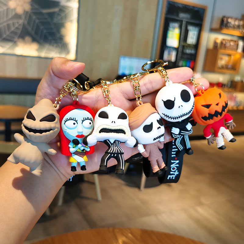 2024 new products new product Halloween Decoration Gift Cute Toy for Kids Key Ring 3d Key Holder under one dollar cute thing