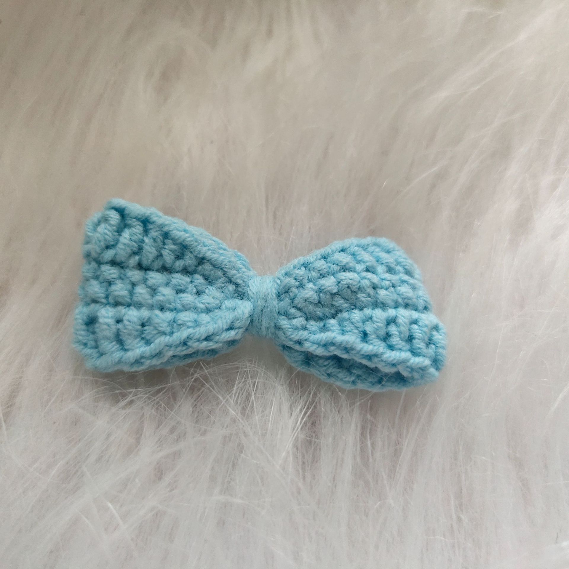 new product Handmade yarn crochet semi-finished products three-dimensional bow accessories items under 1 dollar