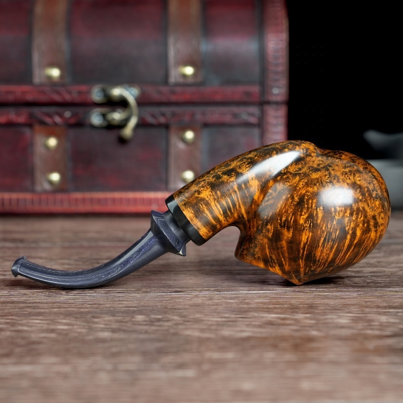 Handmade High Quality Men's Tobacco Pipe Cumberland Mouthpiece Smoking Pipes