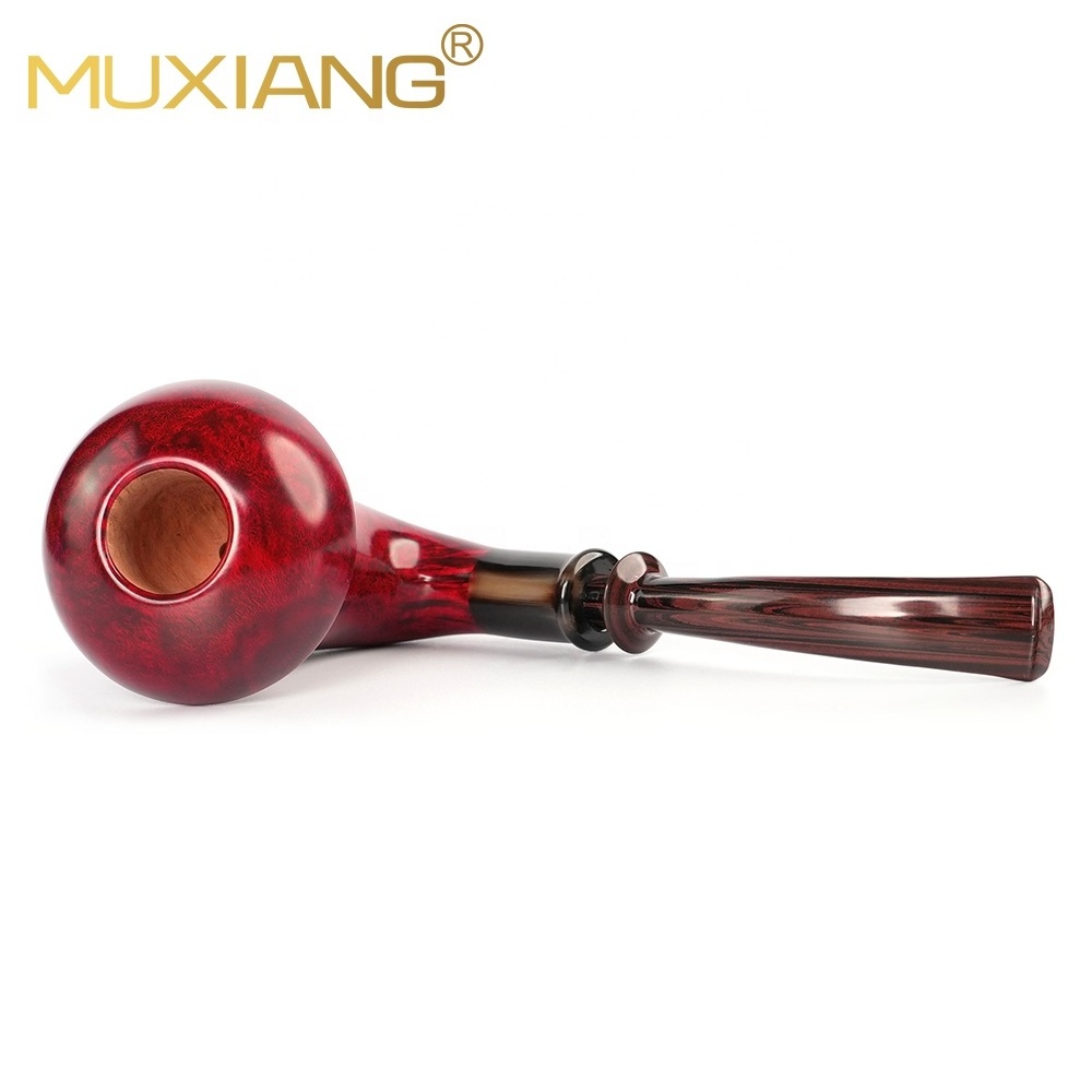 Premium Handmade Calabash Tobacco Pipe Big Bent Cumberland Mouthpiece Smoking Pipe