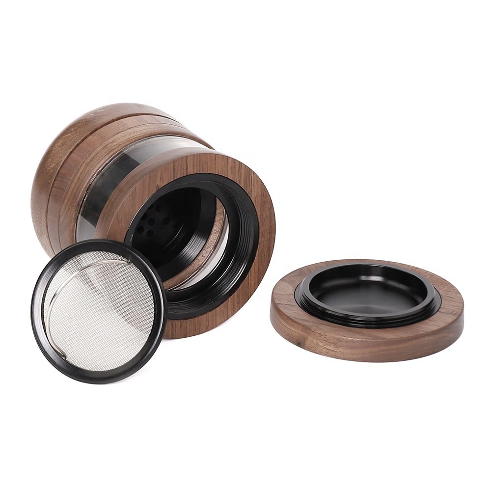 New Arrival Premium Black Walnut Spice Grinder Kitchen Dry Pepper Garlic Grinder