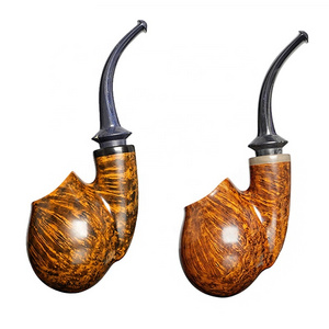 Handmade High Quality Men's Tobacco Pipe Cumberland Mouthpiece Smoking Pipes