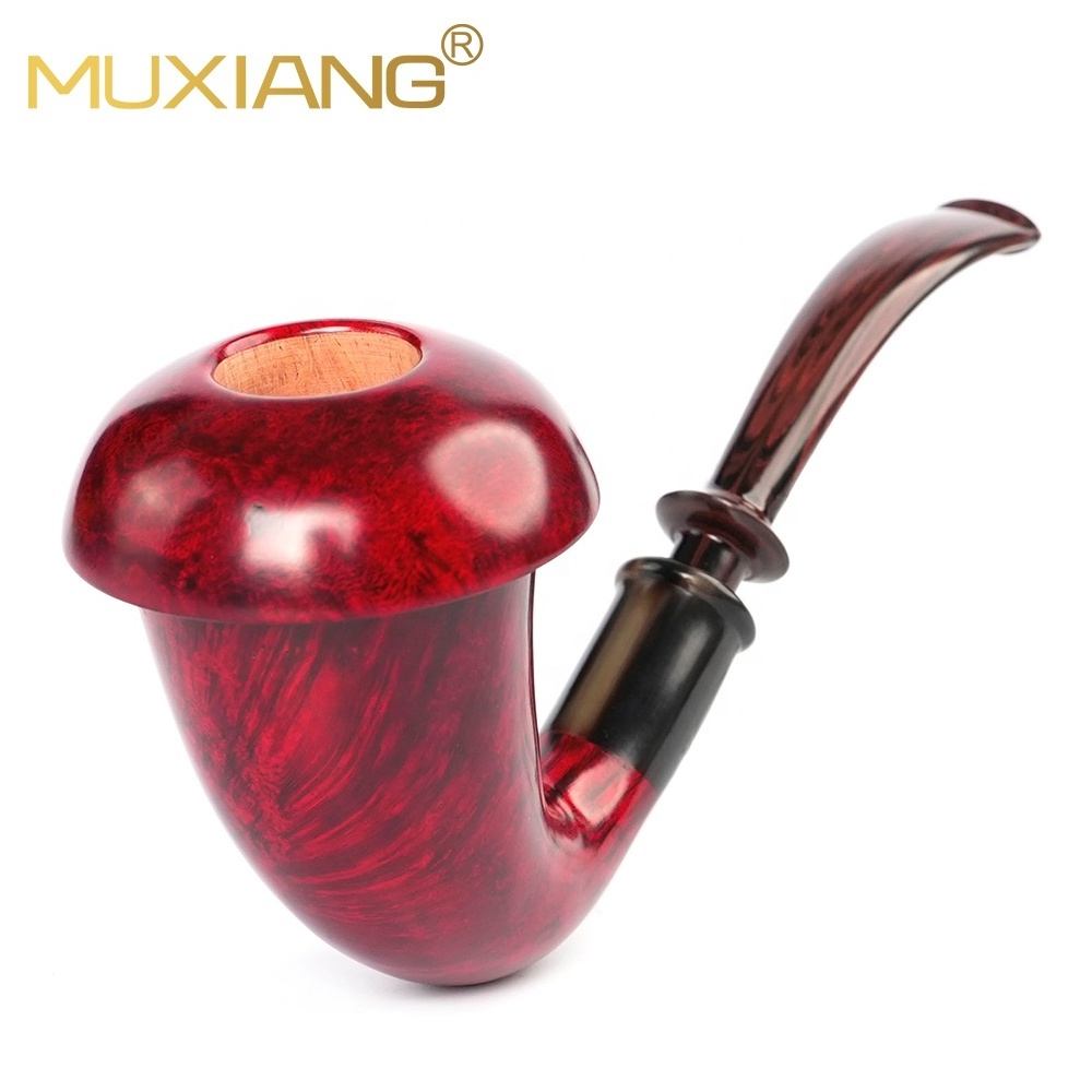 Premium Handmade Calabash Tobacco Pipe Big Bent Cumberland Mouthpiece Smoking Pipe