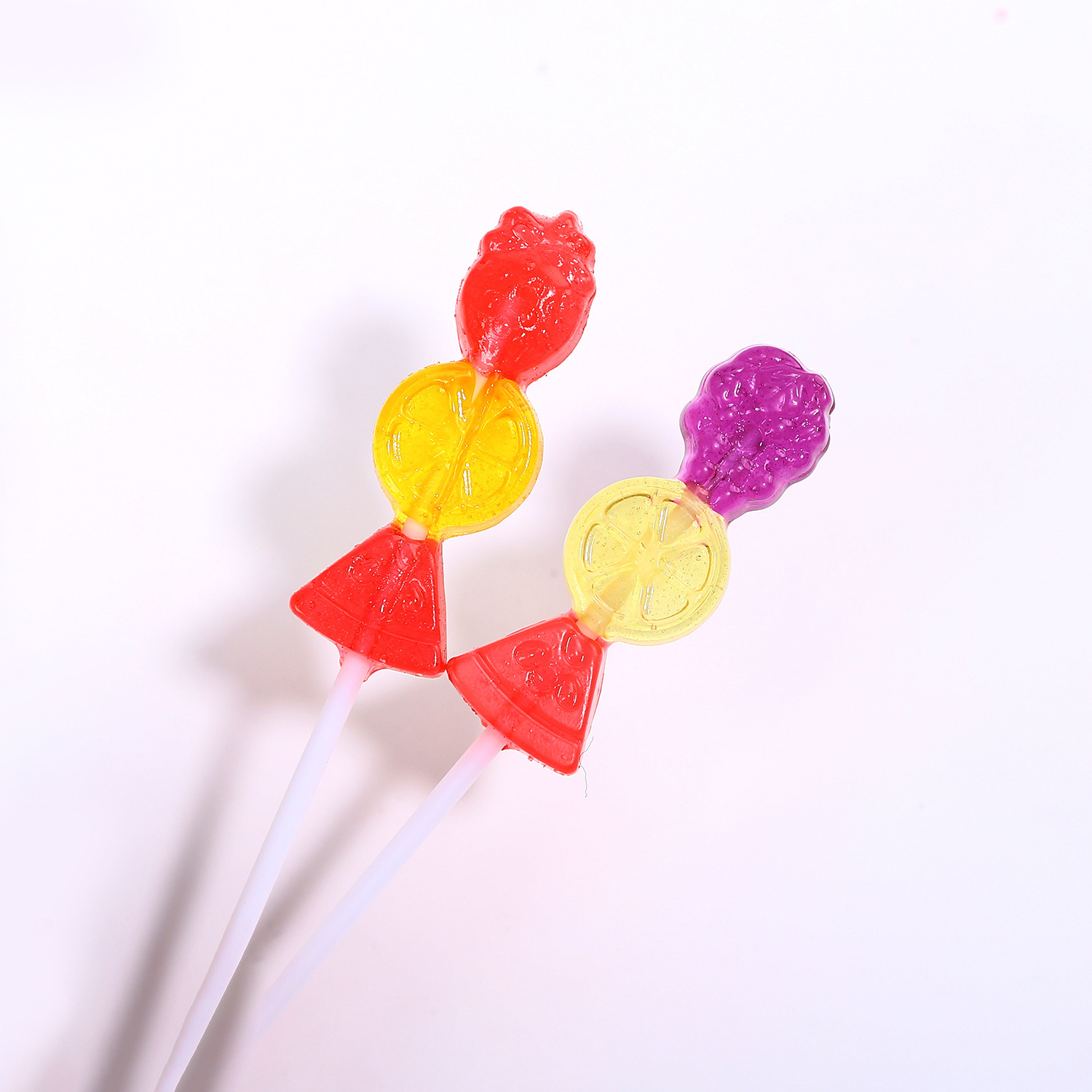 Wholesale Funny Shaped Gummy Jelly big lollipops candy 24 gm big boll bubblegum lollipop tiptop lollipop.