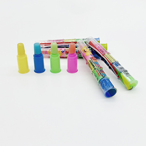 High quality china wholesale Candy toys finger candy hard candy Pen Shape Fruit Flavored Lollipops China wholesale