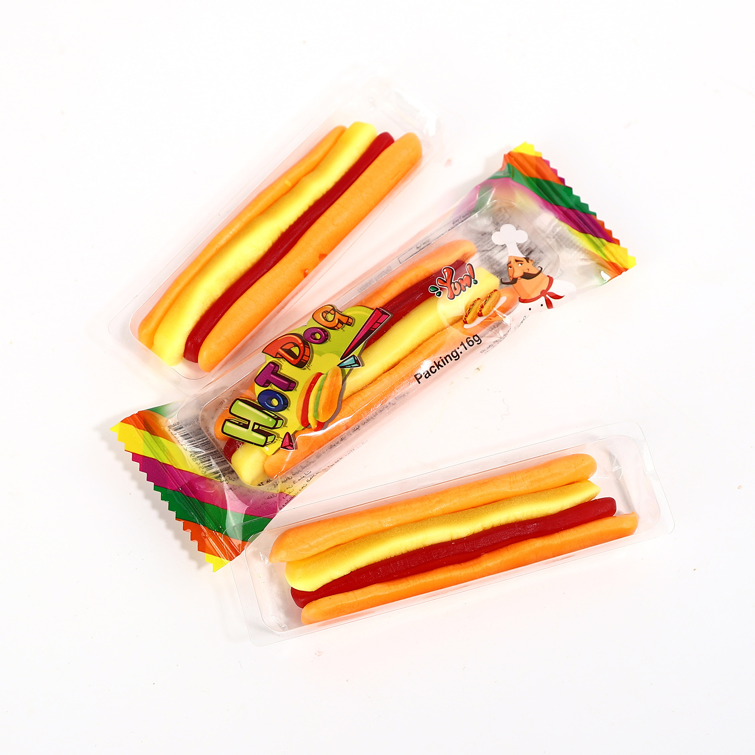 Halal fast food gummi jelly gummy candy sweets assorted 10g pizza, burger, hotdog