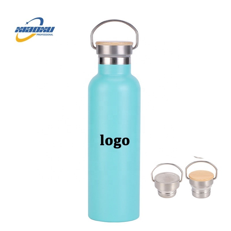 Stainless Steel BPA free Double walled Insulated Vacuum Flask Sport Water Bottle With Straw Easy Carry