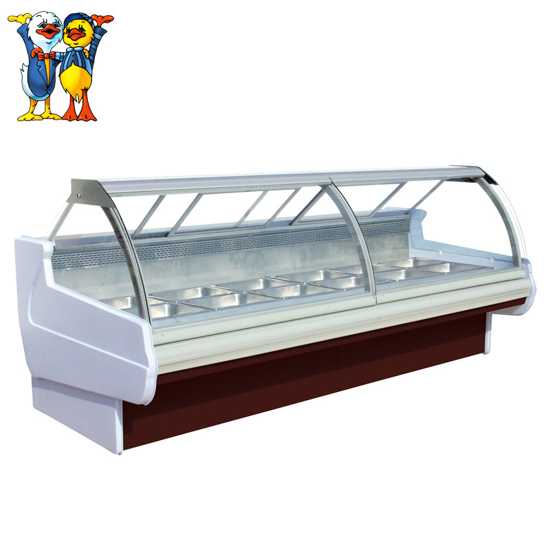 Bakery Equipment Refrigerated Counter Cake Bread Display Showcase Cabinet