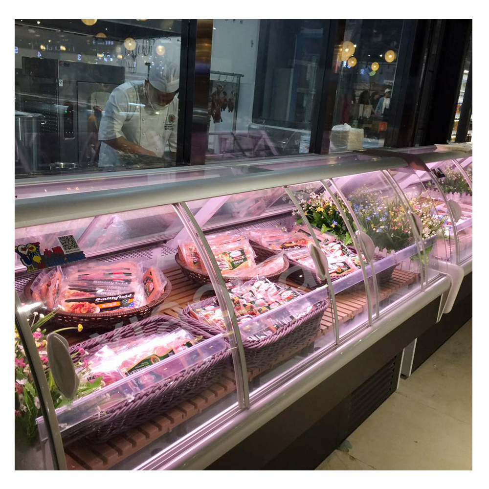 Butcher shop Used Refrigerated Deli Cheese Display Cases deli service counter used meat display refrigerator