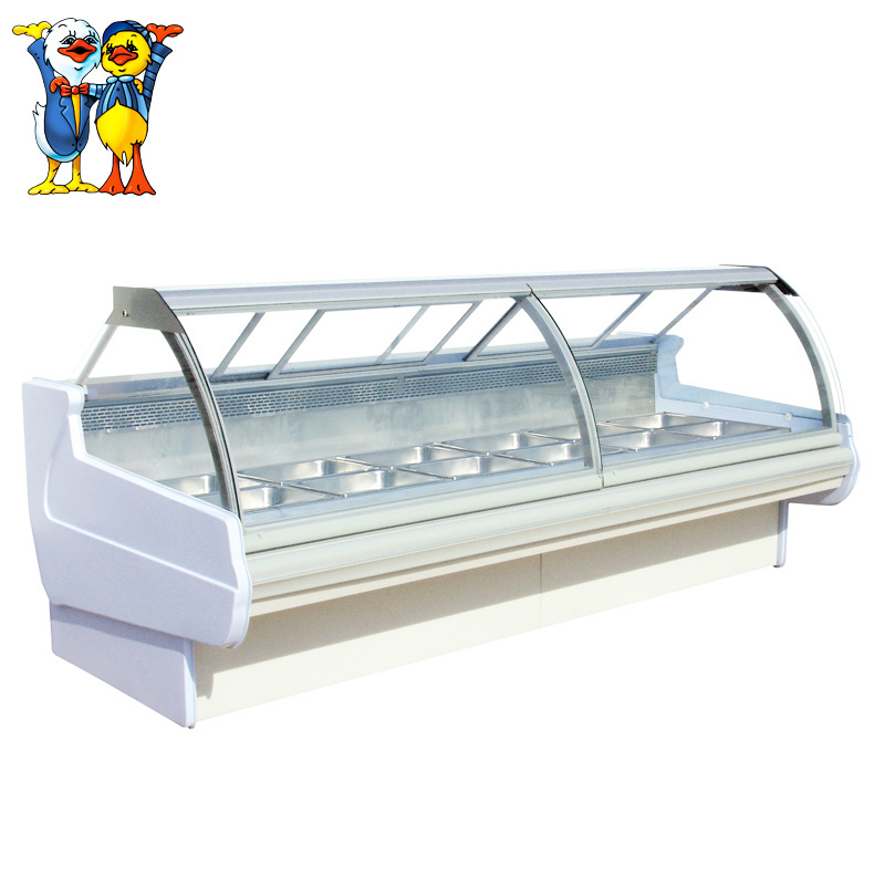 Bakery Equipment Refrigerated Counter Cake Bread Display Showcase Cabinet