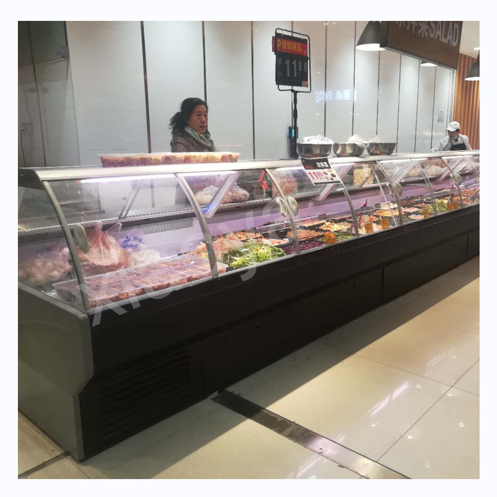 Butcher shop Used Refrigerated Deli Cheese Display Cases deli service counter used meat display refrigerator