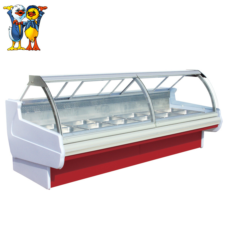 Bakery Equipment Refrigerated Counter Cake Bread Display Showcase Cabinet