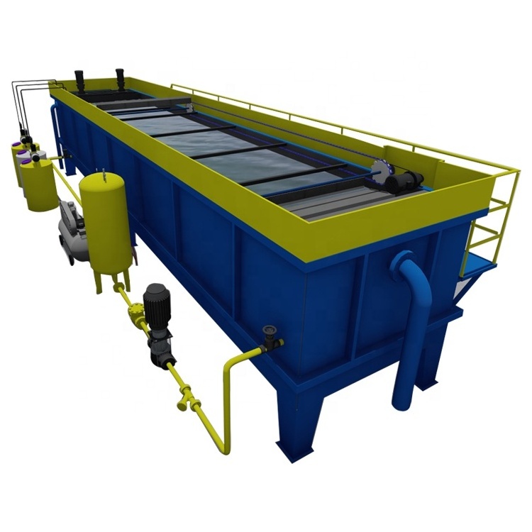 Air Flotation machine for Paint Wastewater Treatment equipment dissolved air flotation