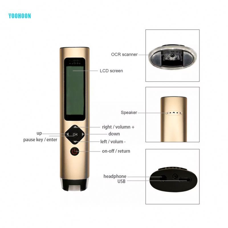 OCR intelligent digital scanner LCD pen quran player with this pen can read all koran books